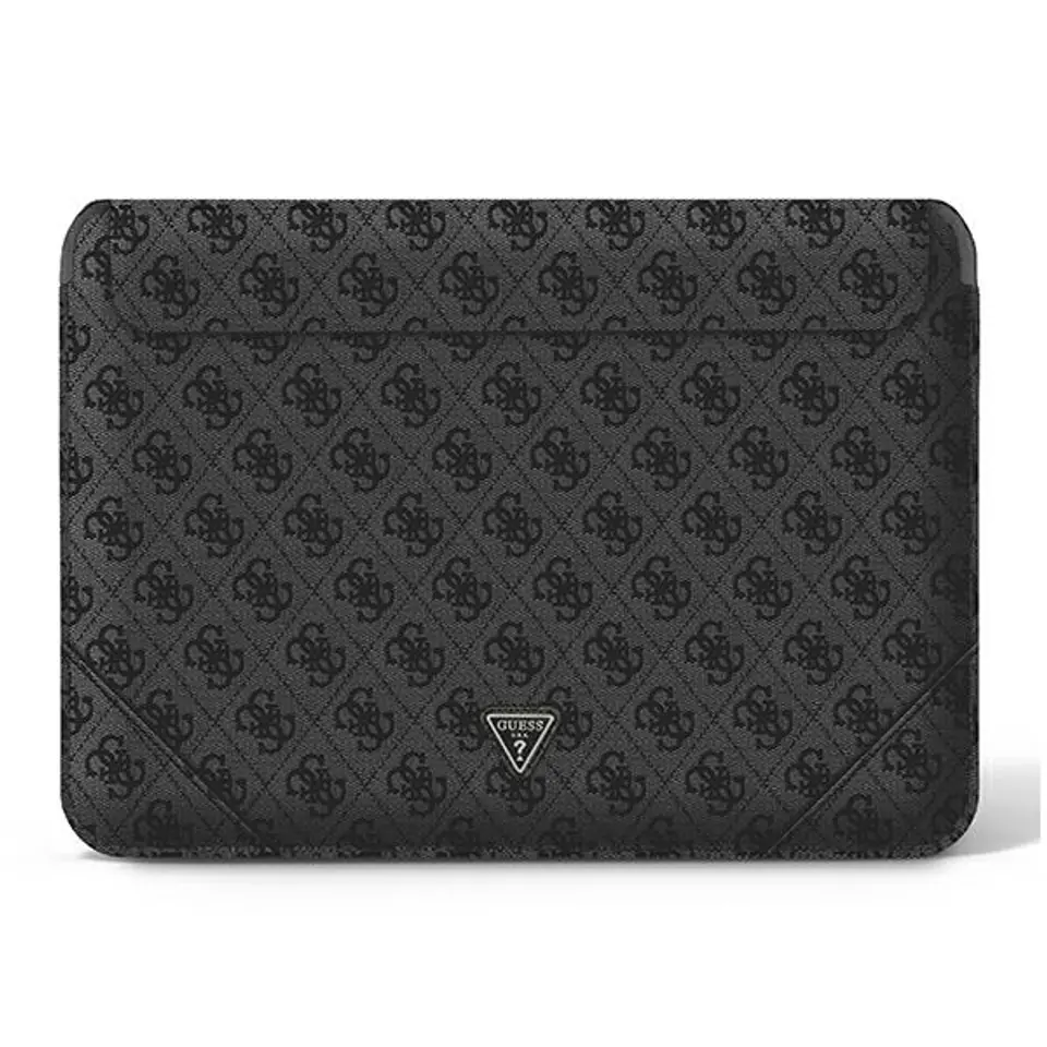 ⁨Guess Sleeve GUCS14P4TK 13/14" black/black 4G Uptown Triangle logo⁩ at Wasserman.eu