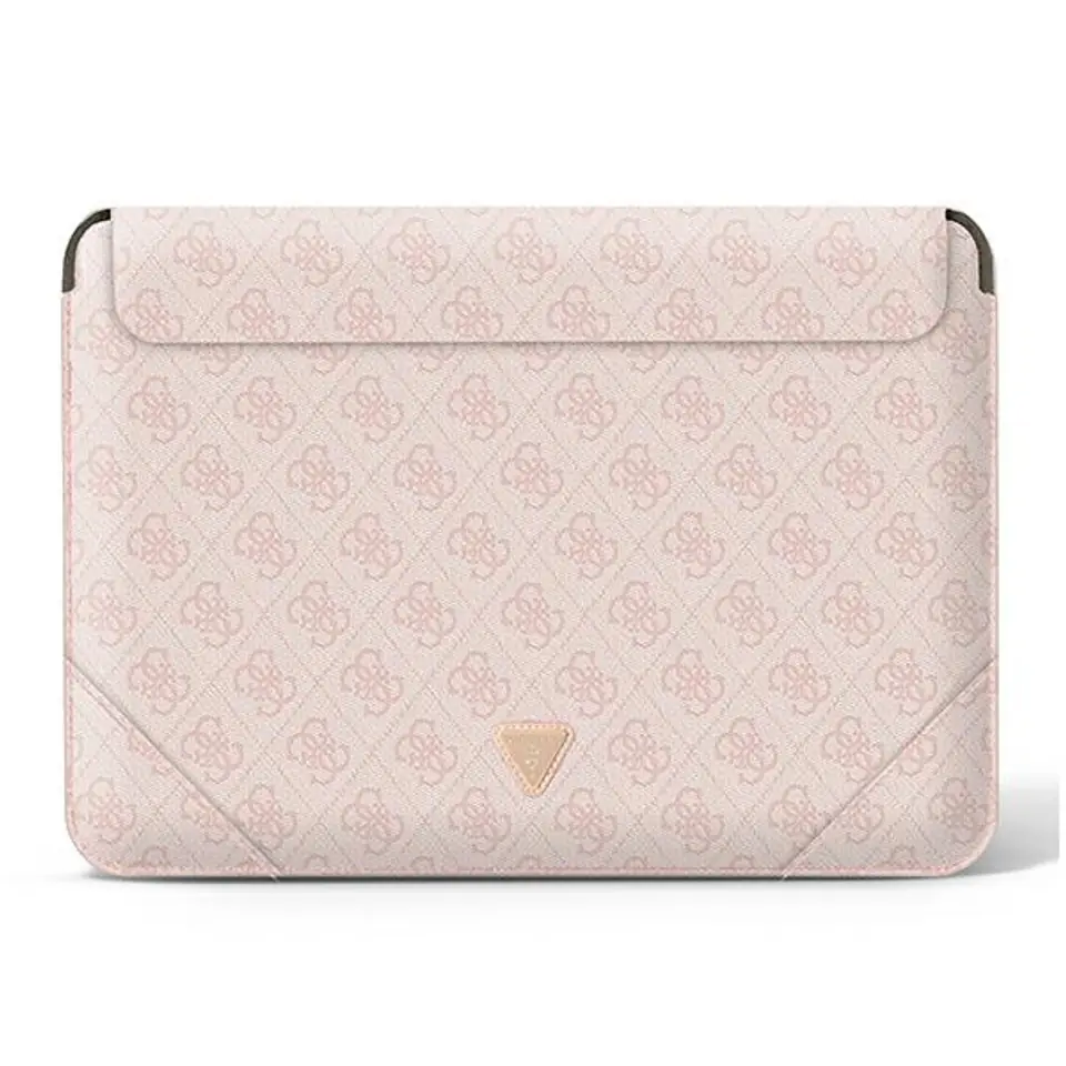⁨Guess Sleeve GUCS14P4TP 13/14" pink 4G Uptown Triangle logo⁩ at Wasserman.eu