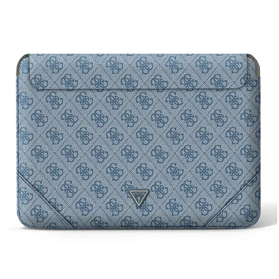 Guess Sleeve GUCS16P4TB 16" niebieski /blue 4G Uptown Triangle logo w sklepie Wasserman.eu