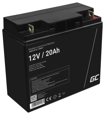 ⁨Green Cell VRLA AGM Green Cell 12V, 6A, 20Ah⁩ w sklepie Wasserman.eu