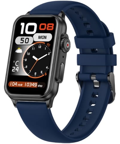 ⁨Smartwatch Damski RUBICON RNCF06 Black/Dark Blue SMARUB220⁩ w sklepie Wasserman.eu