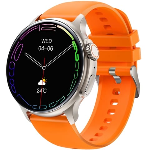 ⁨Smartwatch Męski RUBICON RNCF12 Tytan/Orange SMARUB245⁩ w sklepie Wasserman.eu