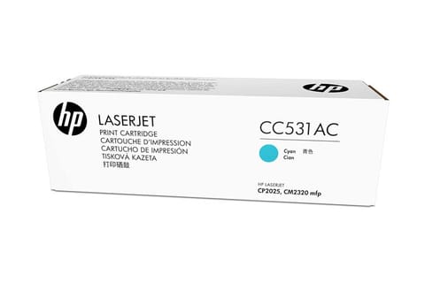⁨Toner HP 304A (CC531AC) niebieski 2800str korporacyjny CM2320/CP2020/CP2025⁩ w sklepie Wasserman.eu