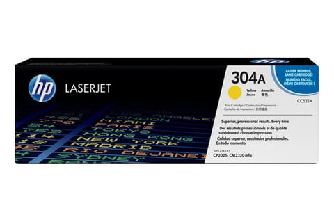 ⁨HP 304A Yellow Original LaserJet Toner Cartridge⁩ at Wasserman.eu