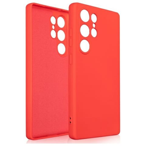 ⁨Beline Etui Silicone Samsung S25 Plus    czerwony/red⁩ w sklepie Wasserman.eu