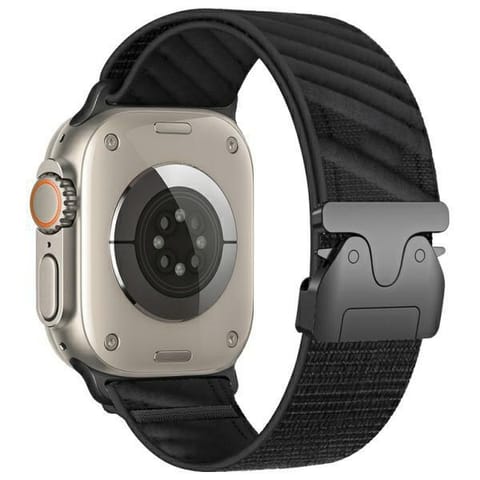 ⁨Beline pasek Apple Watch Oblique         Parachute buckle 38/40/41mm czarny/black⁩ w sklepie Wasserman.eu