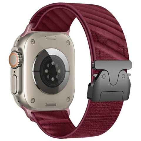 ⁨Beline pasek Apple Watch Oblique         Parachute buckle 42/44/45/49mm czerwony/red⁩ w sklepie Wasserman.eu