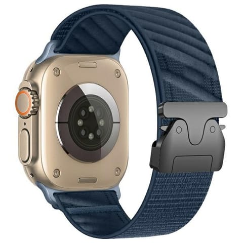 ⁨Beline pasek Apple Watch Oblique         Parachute buckle 42/44/45/49mm granatowy/navy⁩ w sklepie Wasserman.eu