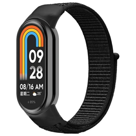⁨Beline pasek Mi Band 9/8 NylonLoop       czarny/black⁩ w sklepie Wasserman.eu