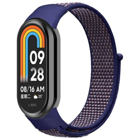 ⁨Beline pasek Mi Band 9/8 NylonLoop       granatowy/navy⁩ w sklepie Wasserman.eu