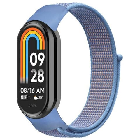 ⁨Beline pasek Mi Band 9/8 NylonLoop       niebieski/blue⁩ w sklepie Wasserman.eu