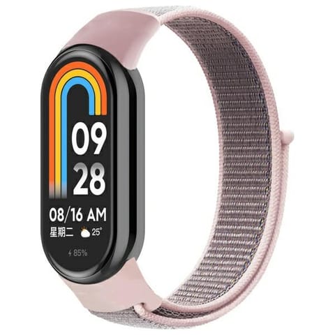 ⁨Beline pasek Mi Band 9/8 NylonLoop       różowy/pink⁩ w sklepie Wasserman.eu