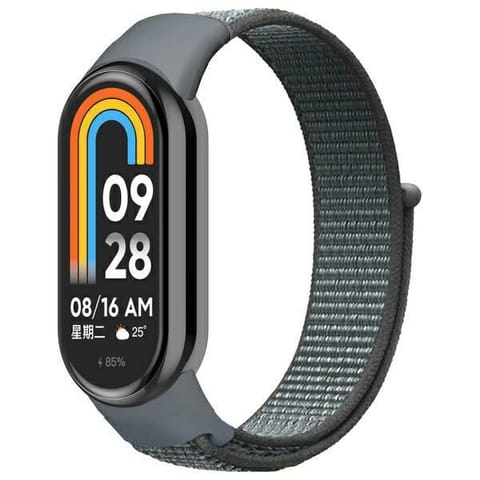 ⁨Beline pasek Mi Band 9/8 NylonLoop       szary/grey⁩ w sklepie Wasserman.eu