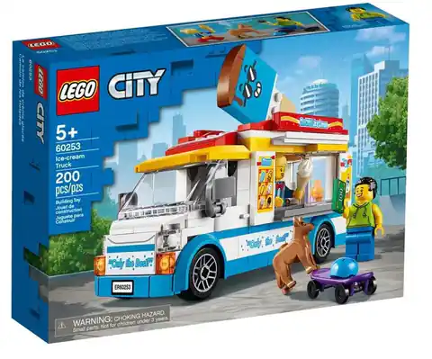 ⁨KLOCKI LEGO CITY FURGONETKA Z LODAMI 200 EL. 60253⁩ w sklepie Wasserman.eu