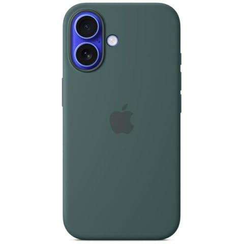 ⁨Etui Apple MYY83ZM/A iPhone 16 6.1"      MagSafe zielony/lake green Silicone Case⁩ w sklepie Wasserman.eu
