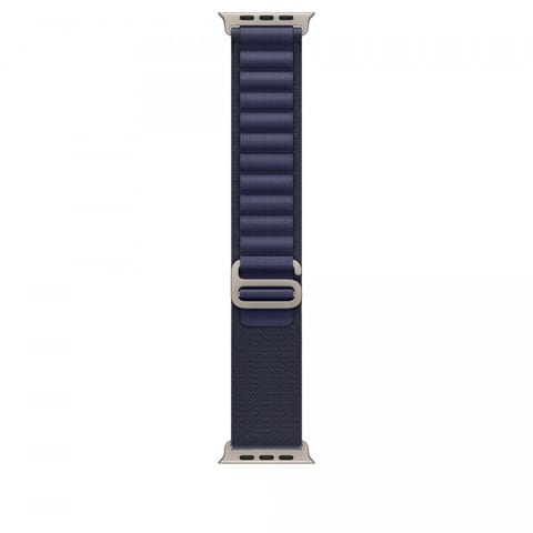 Opaska Alpine w kolorze granatu do koperty 49 mm - rozmiar L - elementy z tytanu w kolorze naturalnym w sklepie Wasserman.eu