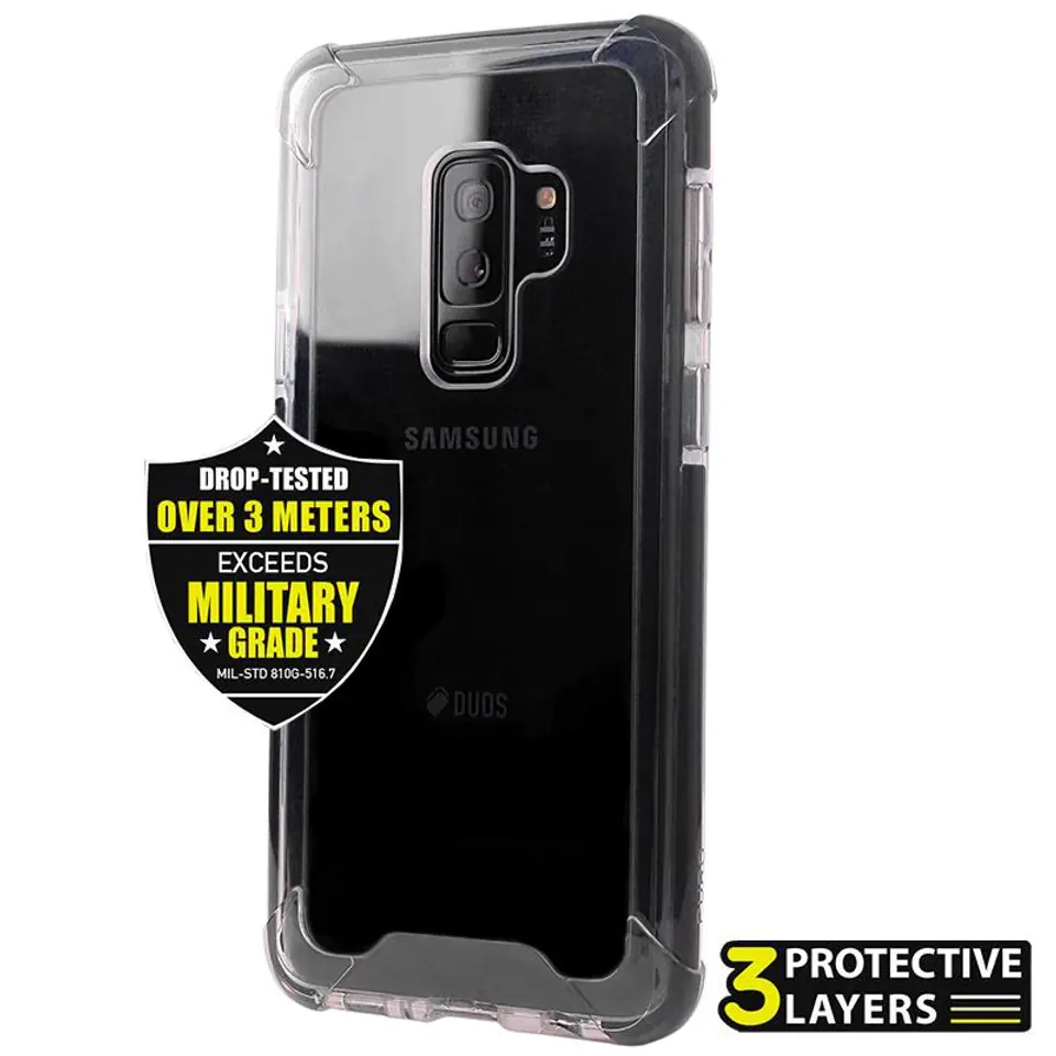 ⁨PURO Impact Pro Hard Shield - Etui Samsung Galaxy S9+ (czarny)⁩ w sklepie Wasserman.eu