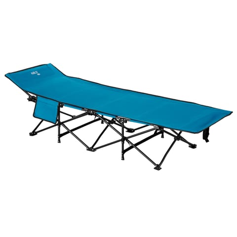 ⁨NC2701 ŁÓŻKO POLOWE NIEBIESKIE 188 CM NILS CAMP⁩ w sklepie Wasserman.eu