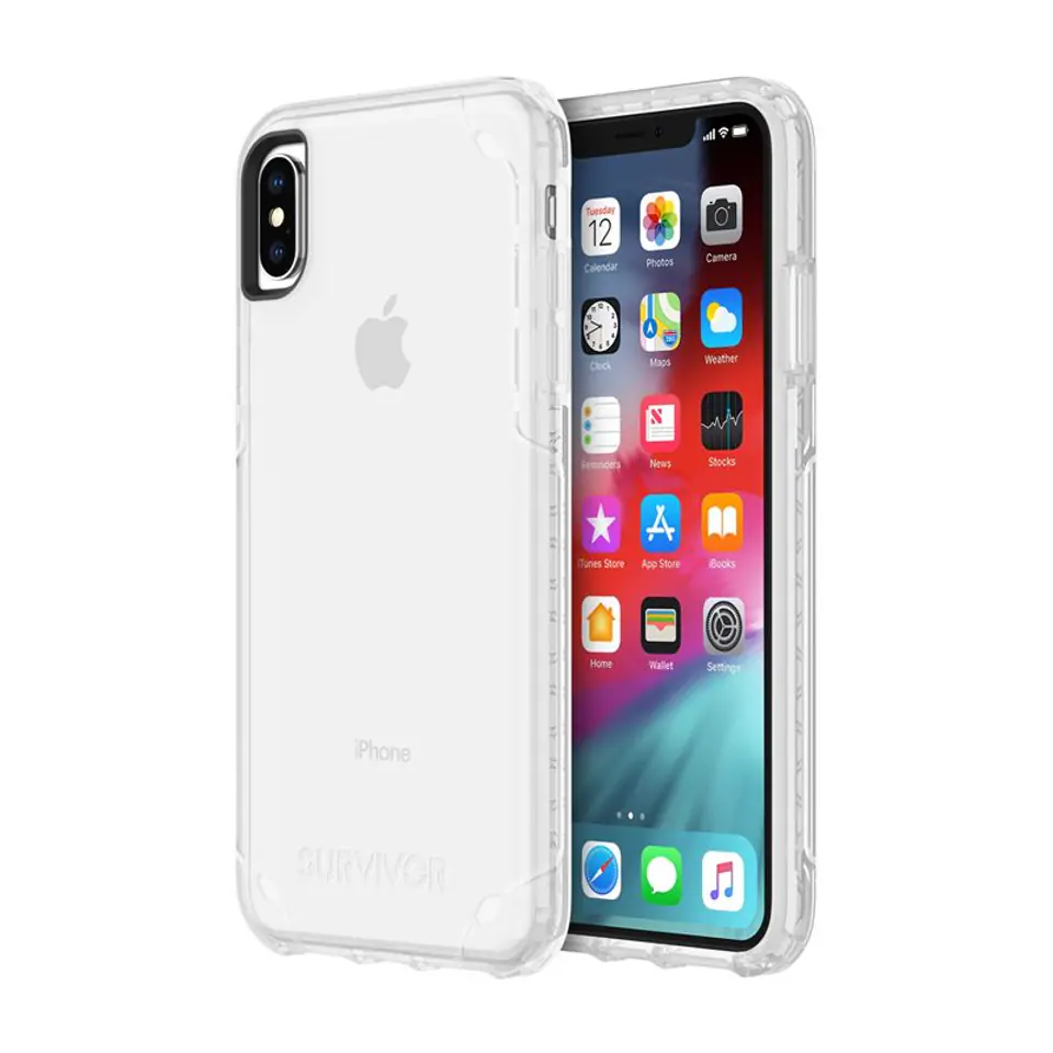 ⁨Griffin Survivor Strong - iPhone Xs Max Case (Transparent)⁩ at Wasserman.eu