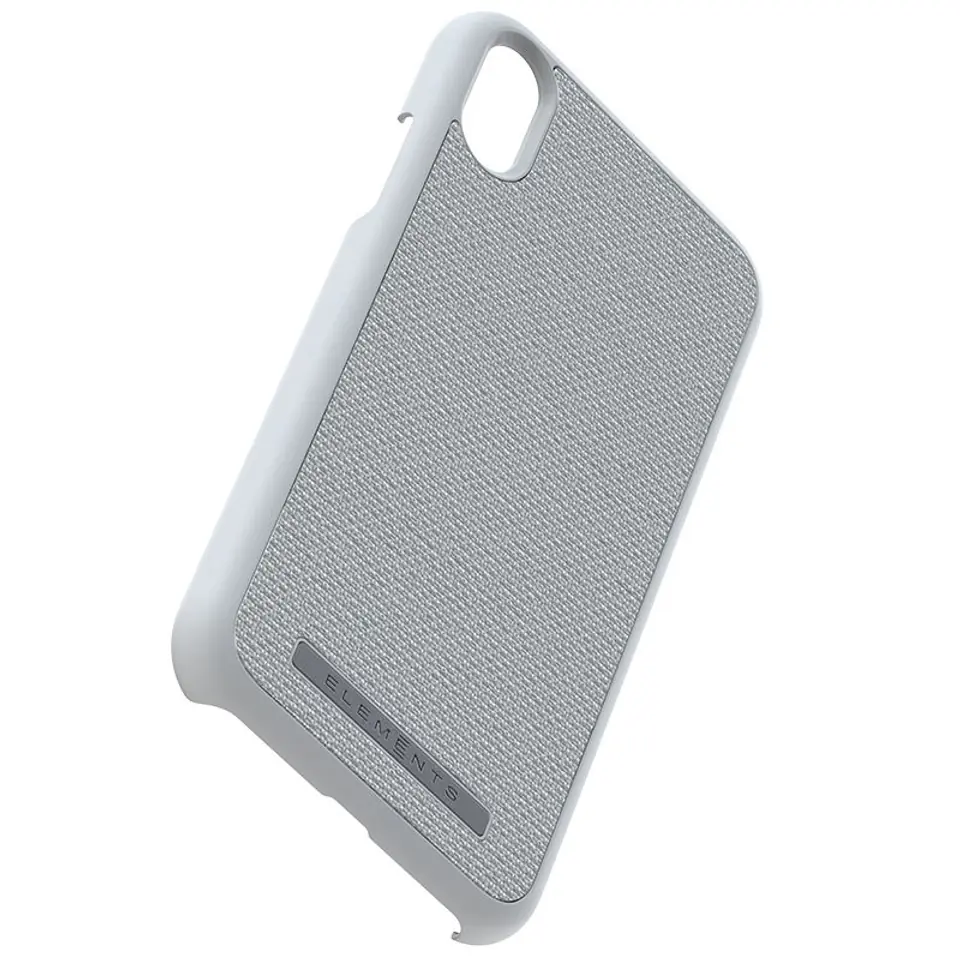 ⁨Nordic Elements Original Idun - Materiałowe etui iPhone XR (Light Grey)⁩ w sklepie Wasserman.eu