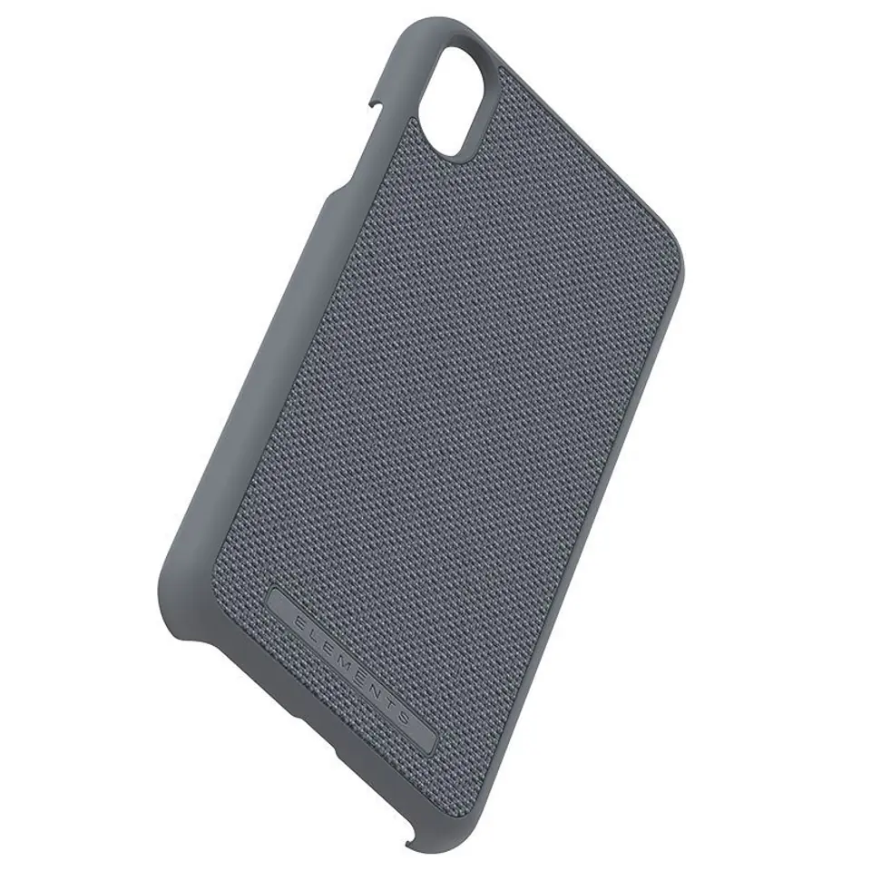 ⁨Nordic Elements Original Idun - Materiałowe etui iPhone Xs Max (Mid Grey)⁩ w sklepie Wasserman.eu