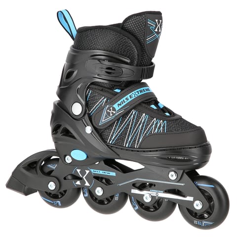 ⁨NH11912 A 2in1 BLACK/BLUE SIZE M(35-38) SKATES WITH WYM. TUL. NILS EXTREME HOCKEY⁩ at Wasserman.eu