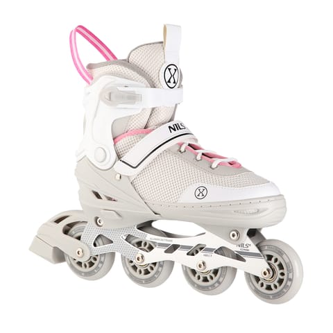 ⁨NH18188A 2in1 GREY-PINK SIZE M. M(34-38) INLINE SKATES WITH DIM. TUL. ICE HOCKEY NILS EXTREME⁩ at Wasserman.eu