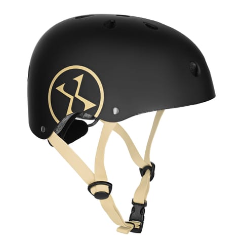 ⁨MTW001-1 KASK CZARNO-BEŻOWY ROZM. XS(48-52CM) NILS EXTREME⁩ w sklepie Wasserman.eu