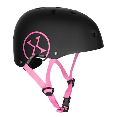 ⁨MTW001-1 KASK CZARNO-RÓŻOWY ROZM. L(58-61CM) NILS EXTREME⁩ w sklepie Wasserman.eu