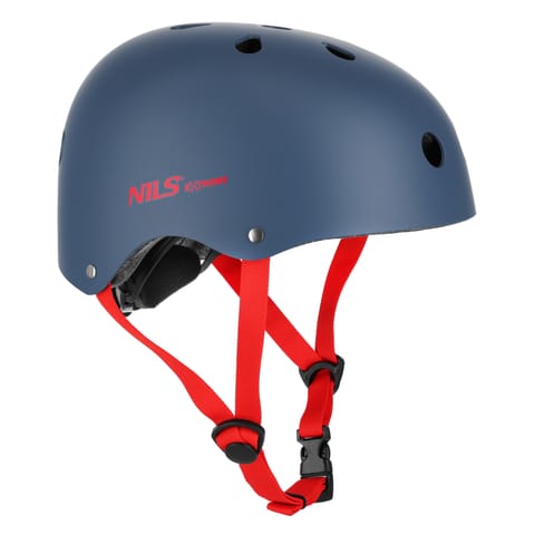 ⁨MTW001-1 KASK SZARO-CZERWONY ROZM. L(58-61CM) NILS EXTREME⁩ w sklepie Wasserman.eu