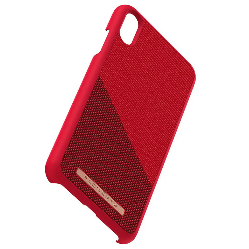 ⁨Nordic Elements Saeson Freja - Materiałowe etui iPhone Xs Max (Red)⁩ w sklepie Wasserman.eu