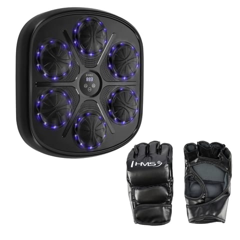 ⁨TB03 ELEKTRONICZNA TARCZA BOKSERSKA BLUETOOTH Z MUZYKĄ I RĘKAWICAMI HMS⁩ w sklepie Wasserman.eu