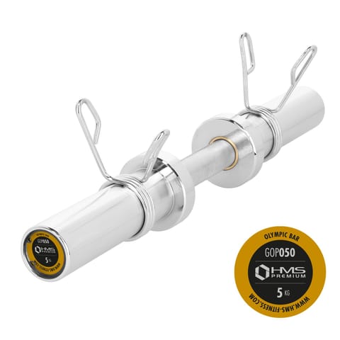 ⁨GOP050 (+ZACISKI) GRYF KRÓTKI OLIMPIJSKI 5KG 50CM HMS⁩ w sklepie Wasserman.eu