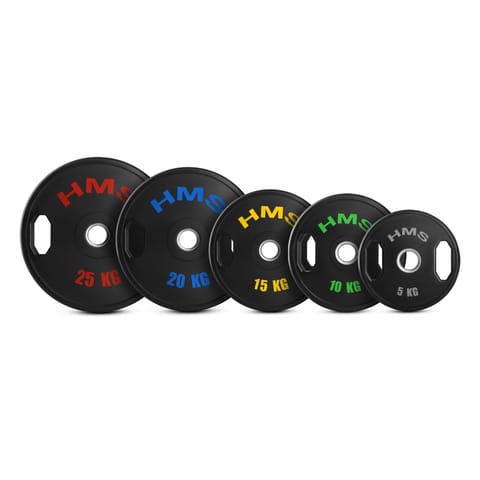 ⁨TOG10 2 x 10 KG TALERZ OLIMPIJSKI OGUMOWANY 2 x 10 KG HMS⁩ w sklepie Wasserman.eu