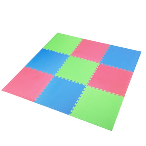 ⁨MP10 MATA PUZZLE MULTIPACK GREEN-BLUE-RED 9 ELEMENTÓW 10MM ONE FITNESS⁩ w sklepie Wasserman.eu