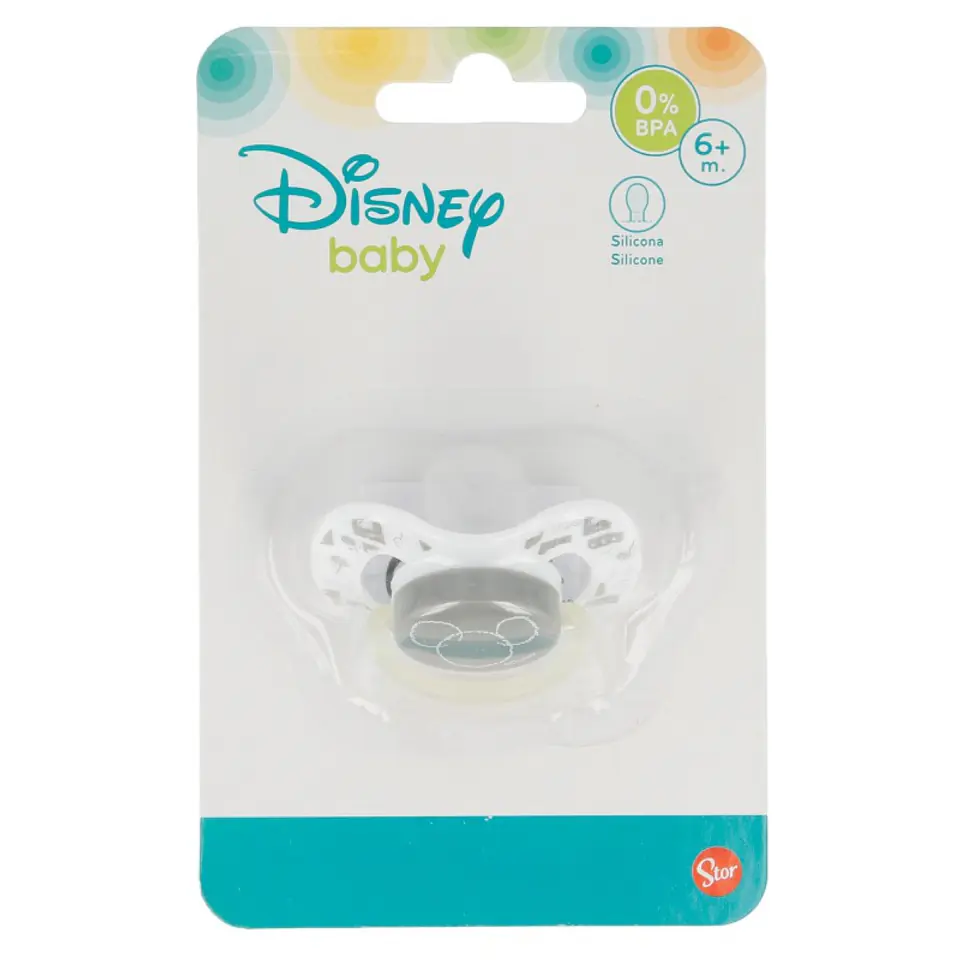 ⁨Mickey Mouse - Silicone nipple 6 m+⁩ at Wasserman.eu