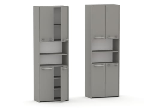 ⁨Słupek łazienkowy LUNA 4D szary 56 lub 76 cm⁩ w sklepie Wasserman.eu