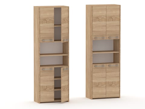 ⁨Słupek łazienkowy LUNA 4D Dab Sonoma 56  / 76 cm.⁩ w sklepie Wasserman.eu