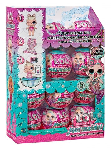 ⁨Lalka L.O.L. Surprise Mermaids Baby Sisters display 12 sztuk⁩ w sklepie Wasserman.eu