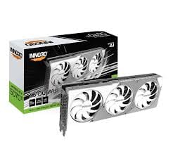 ⁨Karta graficzna INNO3D GeForce RTX 5070 Ti X3 OC WHITE 16 GB GDDR7 (N507T316D7X176068W)⁩ w sklepie Wasserman.eu