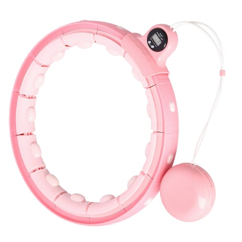 ⁨FH02 PINK HULA HOOP WITH WEIGHT + COUNTER⁩ at Wasserman.eu