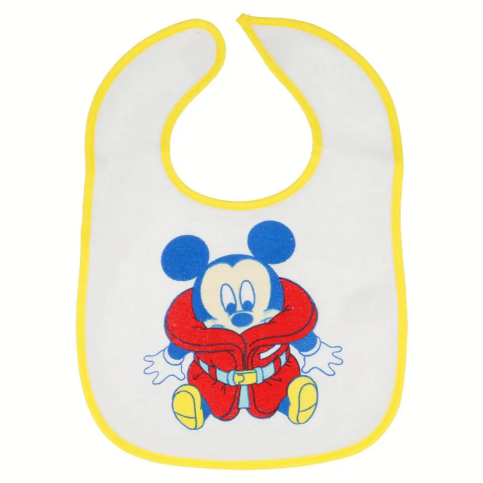 ⁨Mickey Mouse - Small Velcro bib (2 pcs)⁩ at Wasserman.eu
