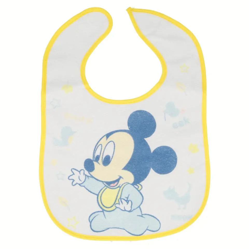 ⁨Mickey Mouse - Velcro bib (2 pcs)⁩ at Wasserman.eu