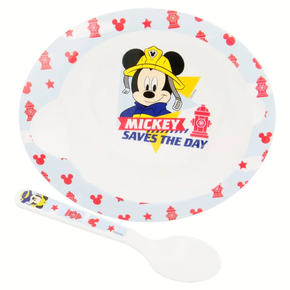 ⁨Mickey Mouse - Microwave set (bowl and spoon)⁩ at Wasserman.eu