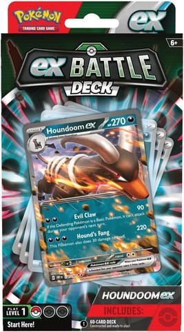 ⁨Karty Ex Battle Deck Houndoom Ex⁩ w sklepie Wasserman.eu