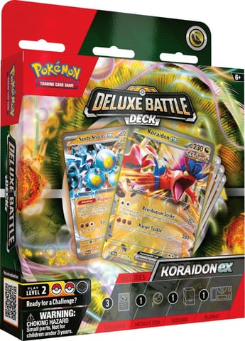 ⁨Karty Deluxe Battle Deck Koraidon⁩ w sklepie Wasserman.eu