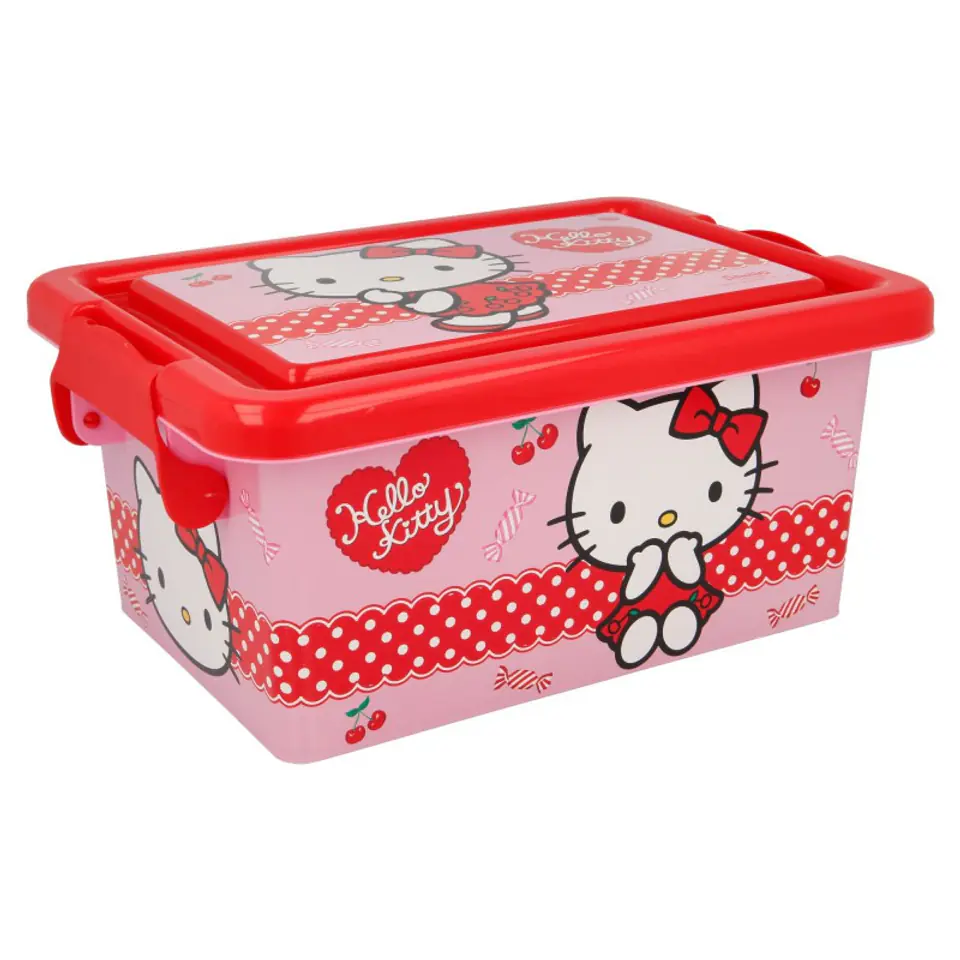 Hello Kitty - Pojemnik / organizer na zabawki 7 L w sklepie Wasserman.eu