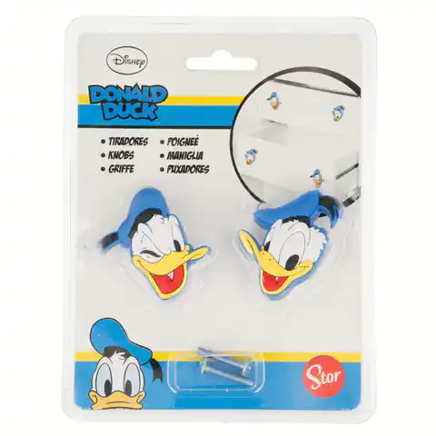 ⁨Donald Duck - Uchwyty meblowe (2 szt)⁩ w sklepie Wasserman.eu