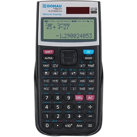 Kalkulator naukowy Donau Tech K-DT6002-01 czarny w sklepie Wasserman.eu