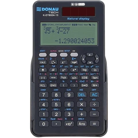 ⁨Kalkulator naukowy Donau Tech K-DT6004-13 grafitowy⁩ w sklepie Wasserman.eu